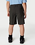 2 Pack Boys' Regular Leg School Shorts (2-14 Yrs)