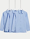 3pk Boys' Slim Fit Easy Iron School Shirts (2-16 Yrs)