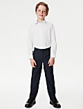 3pk Boys' Plus Fit Easy Iron School Shirts (4-18 Yrs)