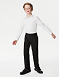 2er-Pack eng geschnittene Schulhemden mit Stretch für Jungen (2–16 Jahre)