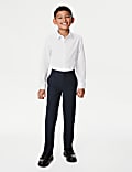 3pk Boys' Easy Dressing Easy Iron School Shirts (3-18 Yrs)