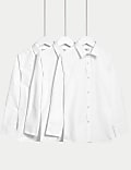 3pk Boys' Easy Dressing Easy Iron School Shirts (3-18 Yrs)