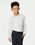 2pk Boys' Regular Fit Cotton School Shirts (2-18 Yrs)