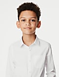 2pk Boys' Slim Fit Cotton School Shirts (2-18 Yrs)