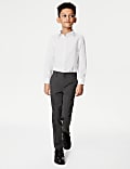  5pk Boys' Regular Fit Easy to Iron School Shirts (2-18 Yrs)