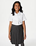 Pack de 2 camisas escolares de algodón de ajuste estándar para chicas (2-18&nbsp;años)