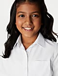2pk Girls’ Regular Fit Cotton School Shirts (2-18 Yrs)