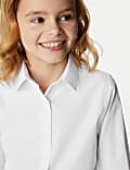 3pk Girls' Plus Fit Easy Iron School Shirts (4-18 Yrs)