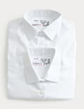 2pk Girls' Pure Cotton Regular Fit School Shirts (2-18 Yrs)