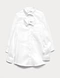 2pk Pure Cotton Regular Fit Shirts (2-18 Years)