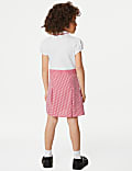 Girls' 2 in 1 Gingham Pleated School Dress (2-14 Yrs)