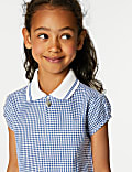 Girls' Gingham School Playsuit (2-14 Yrs)