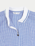 Girls' Gingham School Playsuit (2-14 Yrs)