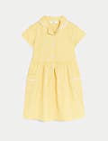 Girls' Pure Cotton Gingham School Dress (2-14 Yrs)