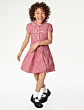 2pk Girls' Cotton Plus Fit School Dresses (4-14 Yrs)