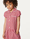 2pk Girls' Cotton Plus Fit School Dresses (4-14 Yrs)