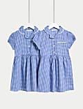 2er-Pack Plus Fit Schulkleider aus Gingham (2–15 J.)