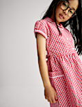 Φόρεμα Gingham School από 100% βαμβάκι (2-14 ετών)