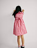 Pure Cotton Gingham School Dress (2-14 Yrs)