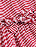 Pure Cotton Gingham School Dress (2-14 Yrs)
