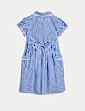 Pure Cotton Gingham School Dress (2-14 Yrs)