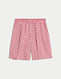 Girls' Gingham School Shorts (3-14 Yrs)