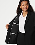 Senior Girls Slim Fit School Blazer (9-18 Yrs)