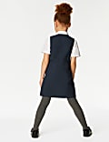2 Pack Girls&rsquo; Pleated School Pinafores (2-12 Yrs)