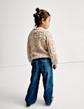 Cotton Rich Textured Knitted Cardigan (2-8 Yrs)