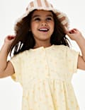 Cotton Rich Jersey Ditsy Floral Dress (2-8 Yrs)