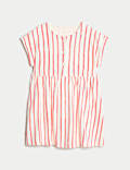 Cotton Rich Jersey Striped Dress (2-8 Yrs)