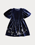 Frozen™ Velvet Dress (2-8 Yrs)