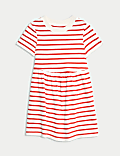 Pure Cotton Striped Dress (1-8 Yrs)