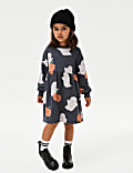 Cotton Rich Ghost and Pumpkin Dress (2-8 Yrs)