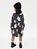 Cotton Rich Ghost and Pumpkin Dress (2-8 Yrs)