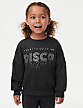 Disco Slogan Top & Bottom Outfit (2-8 Yrs)