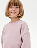 Cotton Rich Diamante Sweatshirt (2-8 Yrs)
