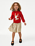 Reindeer Christmas Jumper (1-8 Yrs)