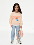 Cotton Rich Dog Graphic Sweatshirt (2-8 Yrs)