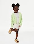 Pure Cotton Knitted Cardigan (2-8 Yrs)