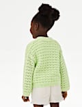 Pure Cotton Knitted Cardigan (2-8 Yrs)