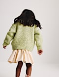 Chunky Knit V-Neck Textured Cardigan (2-10 Yrs)