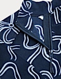 Fleece Bow Print Half-Zip Jumper (2-8 Yrs)
