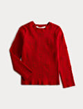 Pull en maille à motif cœur (du 2 au 8 ans)