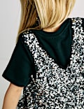 2pc Sequin Pinny Outfit (2-10 Yrs)