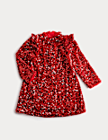 Velour Sequin Prom Dress (2-8 Yrs)