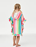 Cotton Rich Rainbow Towelling Poncho (2-8 Yrs)