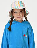 Cotton Rich Cherry Towelling Poncho (2-8 Yrs)