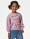Reindeer Knitted Jumper (2-8 Yrs)