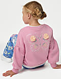 Cotton Rich Butterfly Sweatshirt (2-8 Yrs)